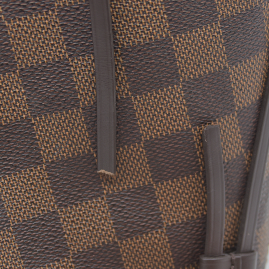 $2170 Louis Vuitton  Damier Ebene Neo Neverfull MM Rose Ballerine 2020 SD0270