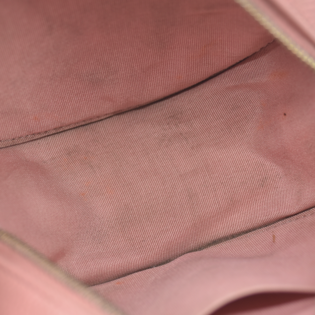 $2150 Chanel Caviar Quilted Round Filigree Crossbody Pink 2019