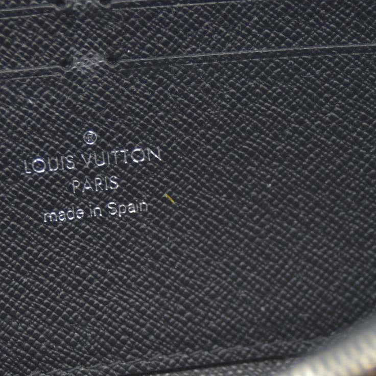 Louis Vuitton Epi Portefeiulle Clemence Zip Around Long Wallet Black UB2280