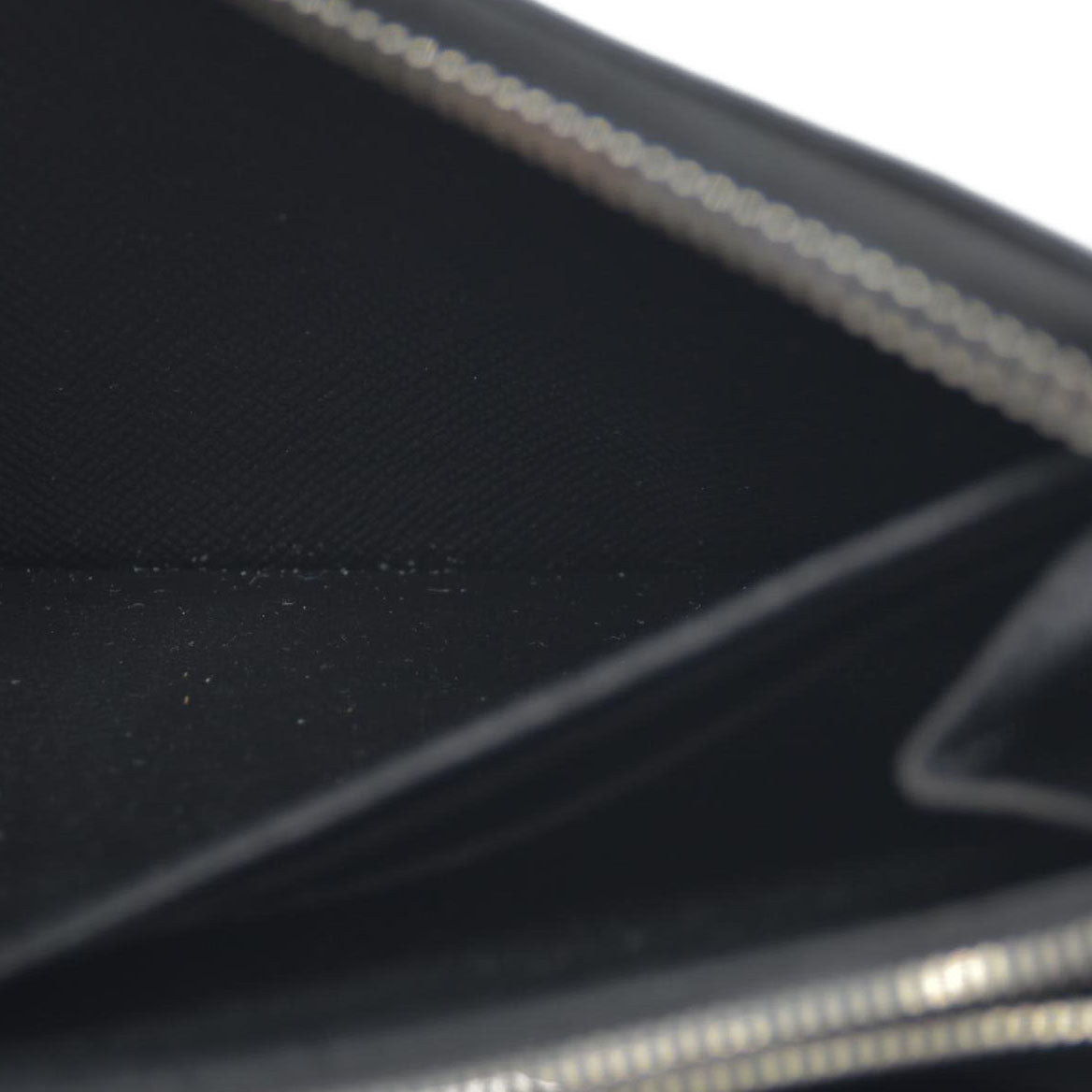 Louis Vuitton Epi Portefeiulle Clemence Zip Around Long Wallet Black UB2280