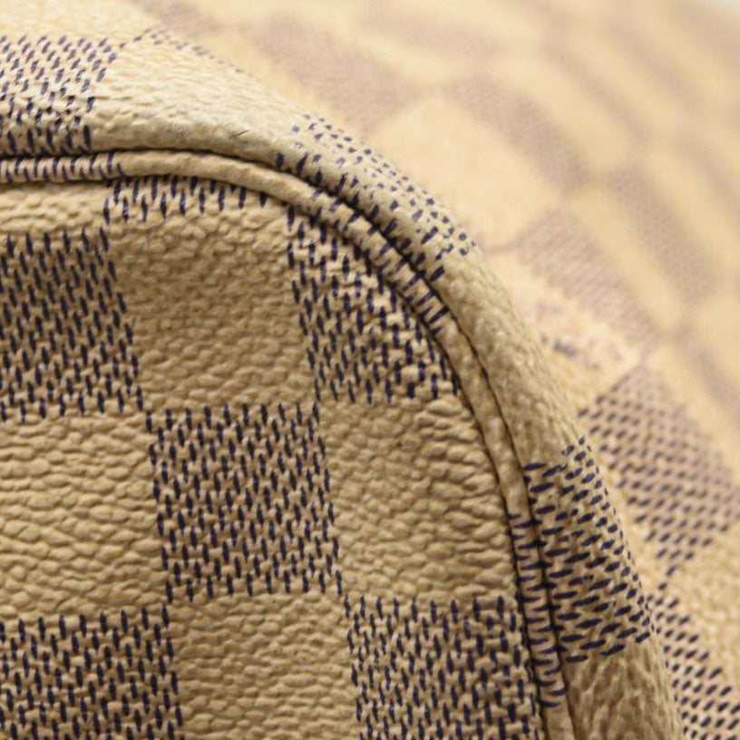 USED 2011 LOUIS VUITTON Damier Azur Neverfull MM Tote SA1111