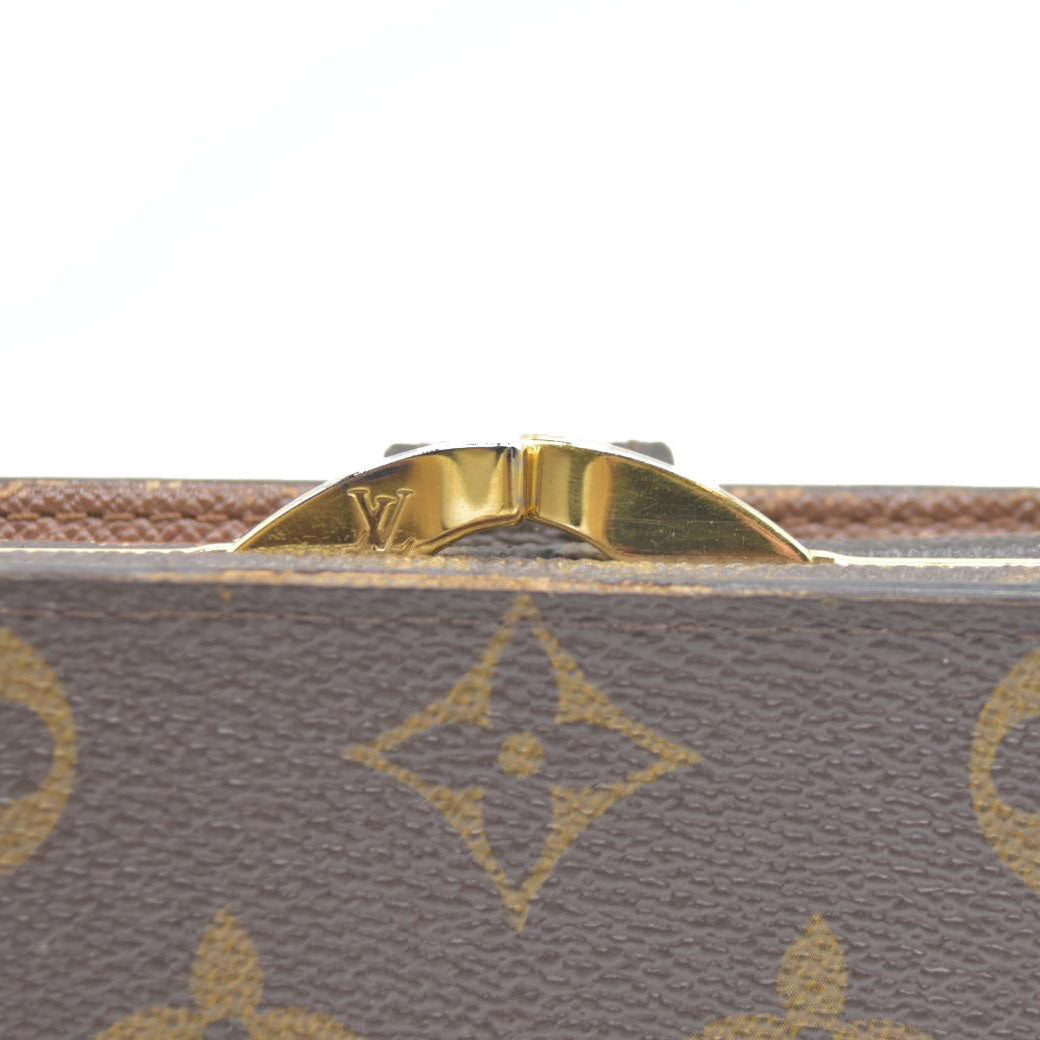 AUCTION $750  Louis Vuitton  Monogram French Purse Wallet TH4078