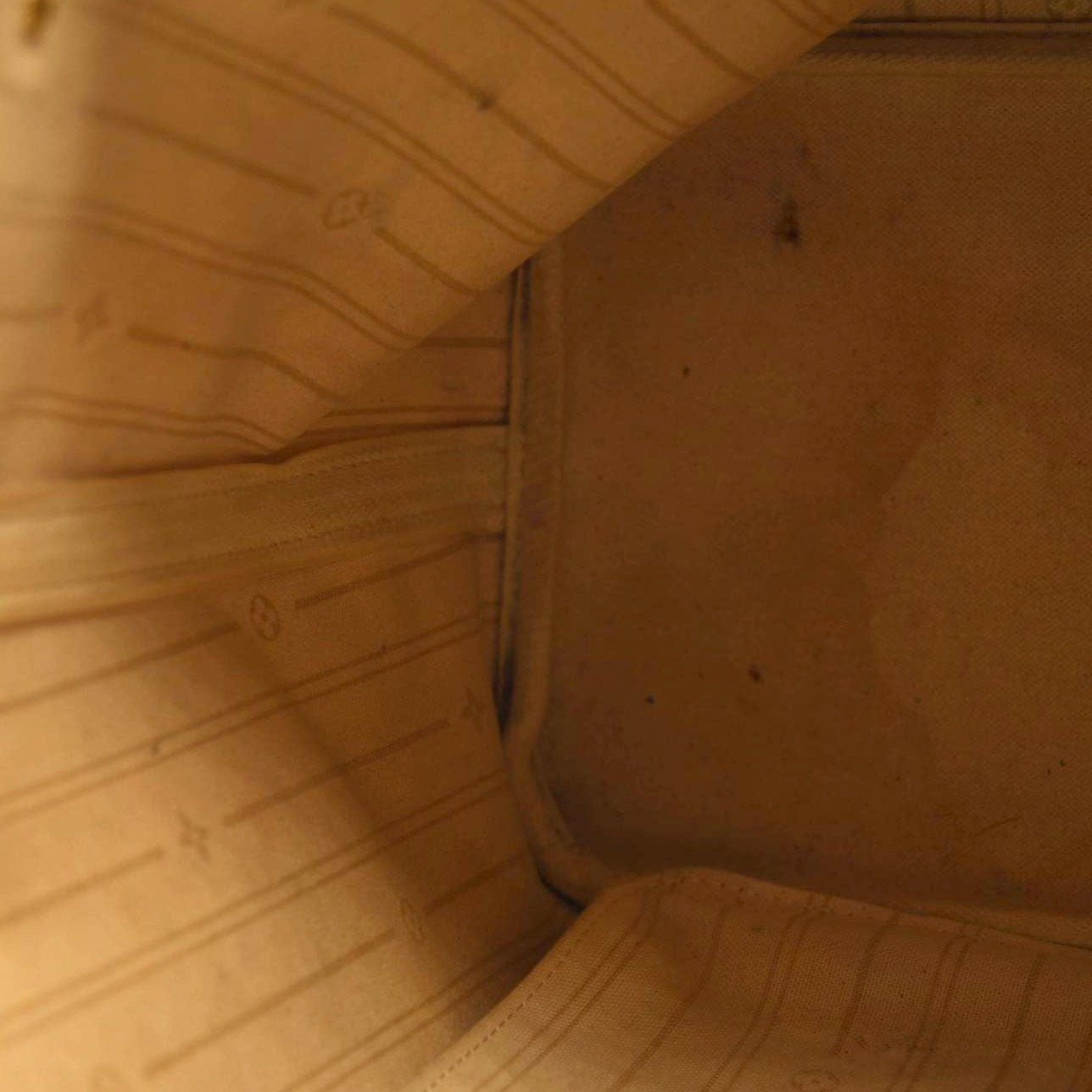 USED 2011 LOUIS VUITTON Damier Azur Neverfull MM Tote SA1111