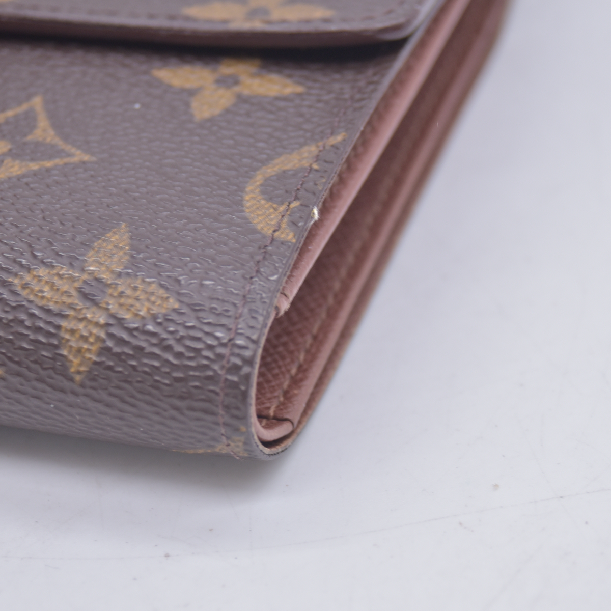 $550 2000 Louis Vuitton Monogram Porte Tresor Etui Papiers Trifold Wallet SP0050 10021012