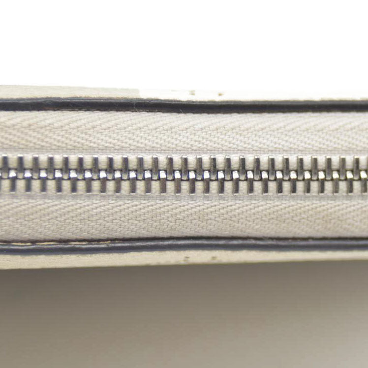 Louis Vuitton Mahina Leather Zippy Zip Around Long Wallet Ivory TN2156