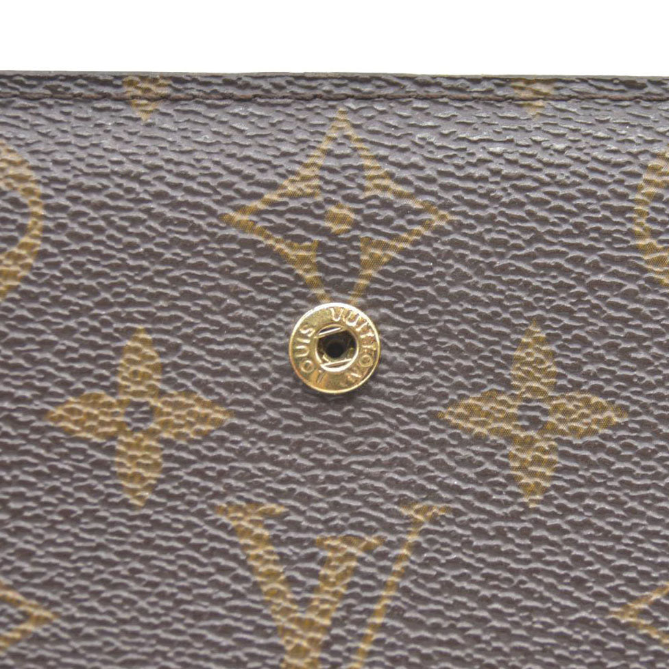 AUCTION $750  Louis Vuitton  Monogram French Purse Wallet TH4078