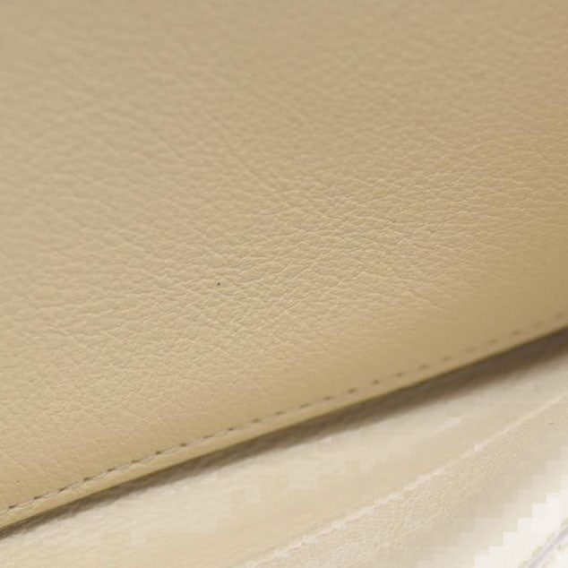 Louis Vuitton Mahina Leather Zippy Zip Around Long Wallet Ivory TN2156