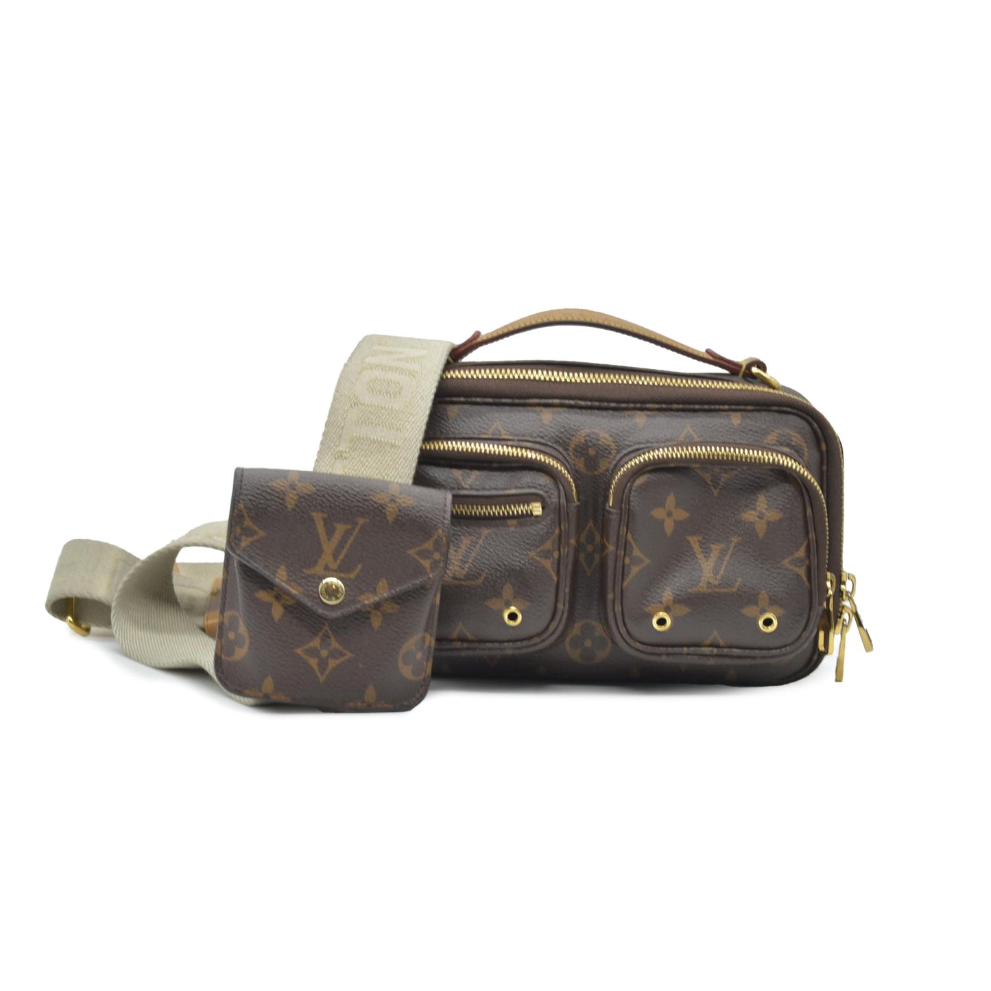 $3300 RFID Louis Vuitton Monogram Utility Crossbody