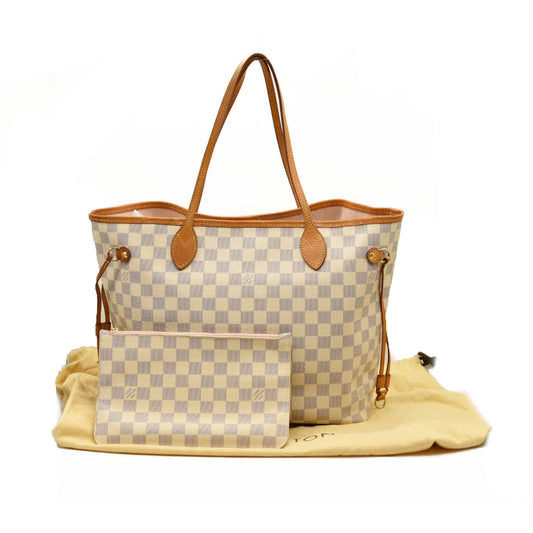 Louis Vuitton  Damier Azur Neo Neverfull MM Rose Ballerine