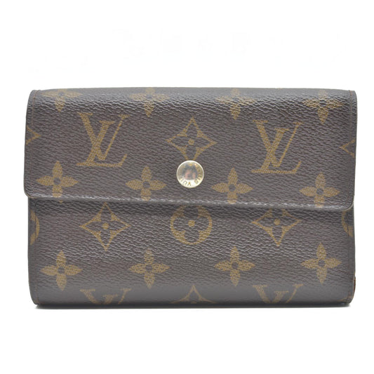 AUCTION $610 LOUIS VUITTON Monogram Alexandra Trifold Wallet CA1029