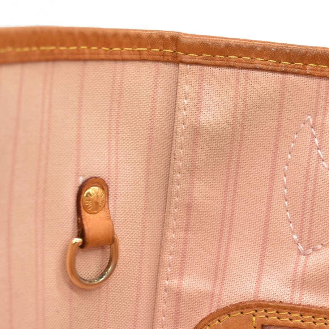 Louis Vuitton  Damier Azur Neo Neverfull MM Rose Ballerine