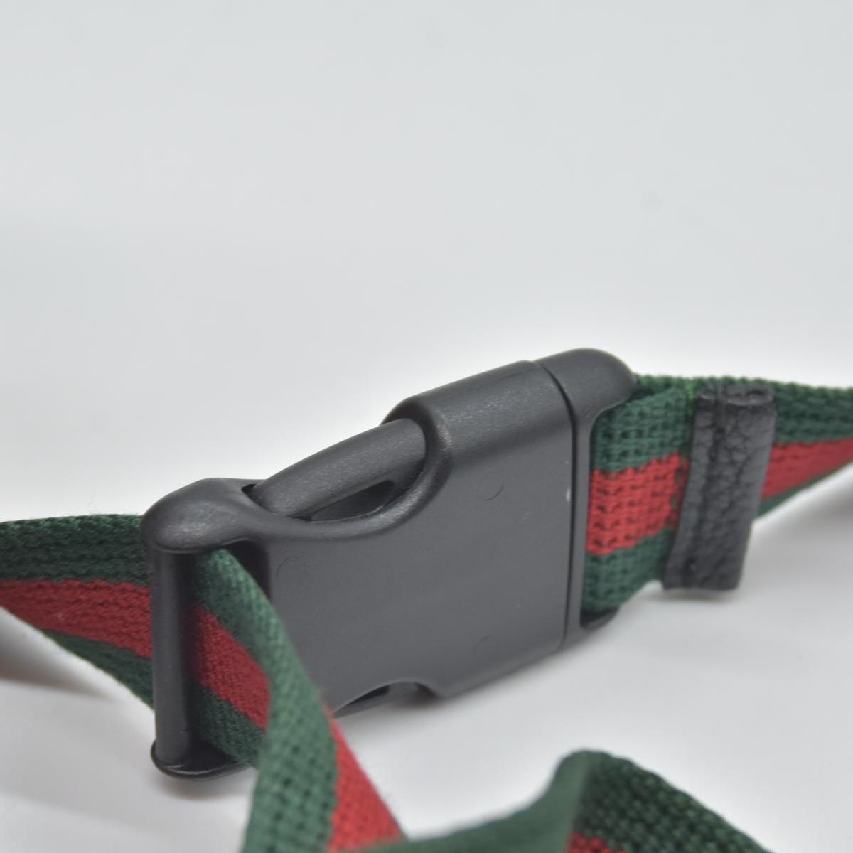 $1290 Gucci Grained Calfskin Small Logo Belt Bag Black