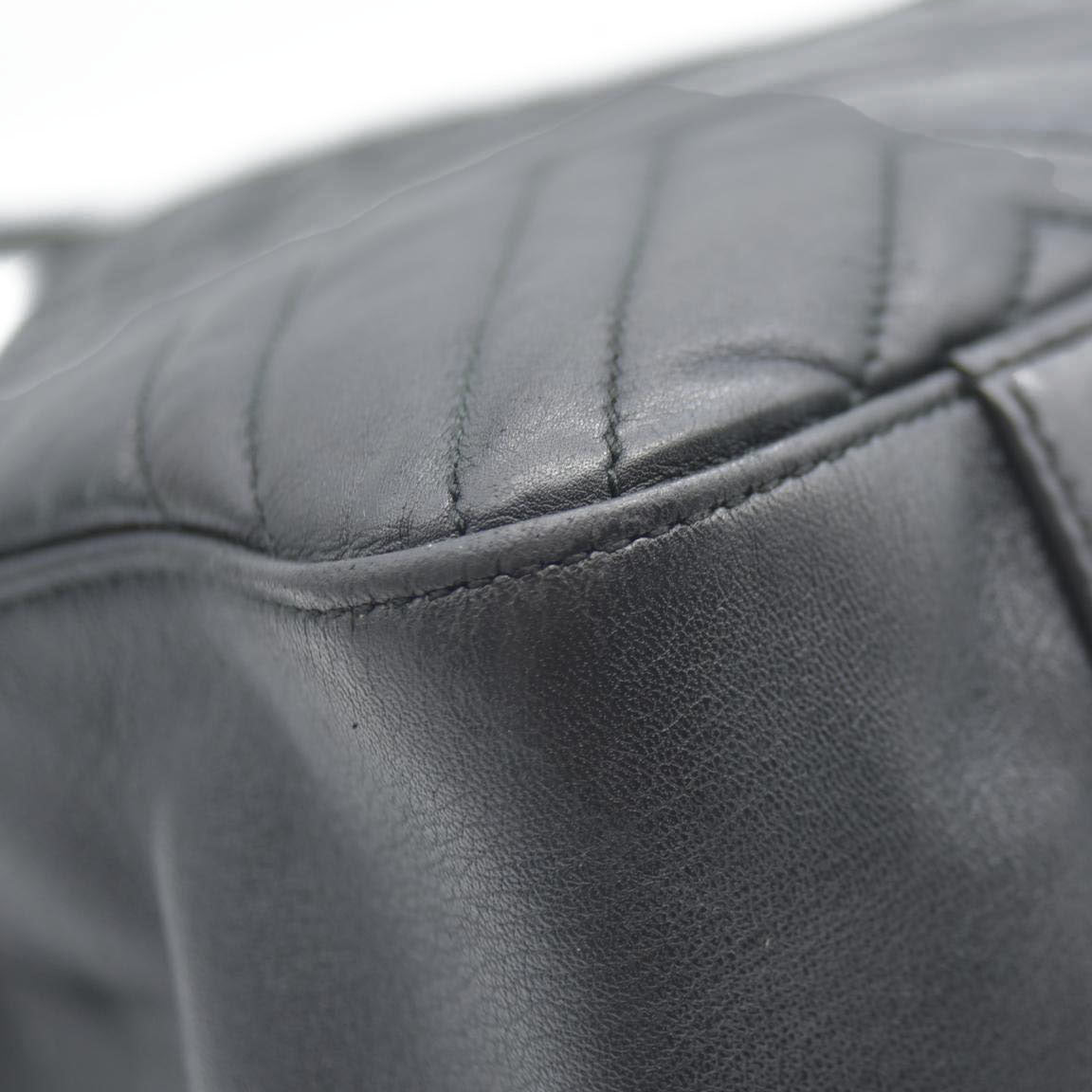 $2980 Gucci Calfskin Matelasse Medium GG Marmont Shoulder Tote Bag Black