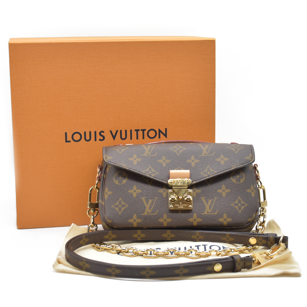 $3300 RFID Louis Vuitton Monogram Pochette Métis East West
