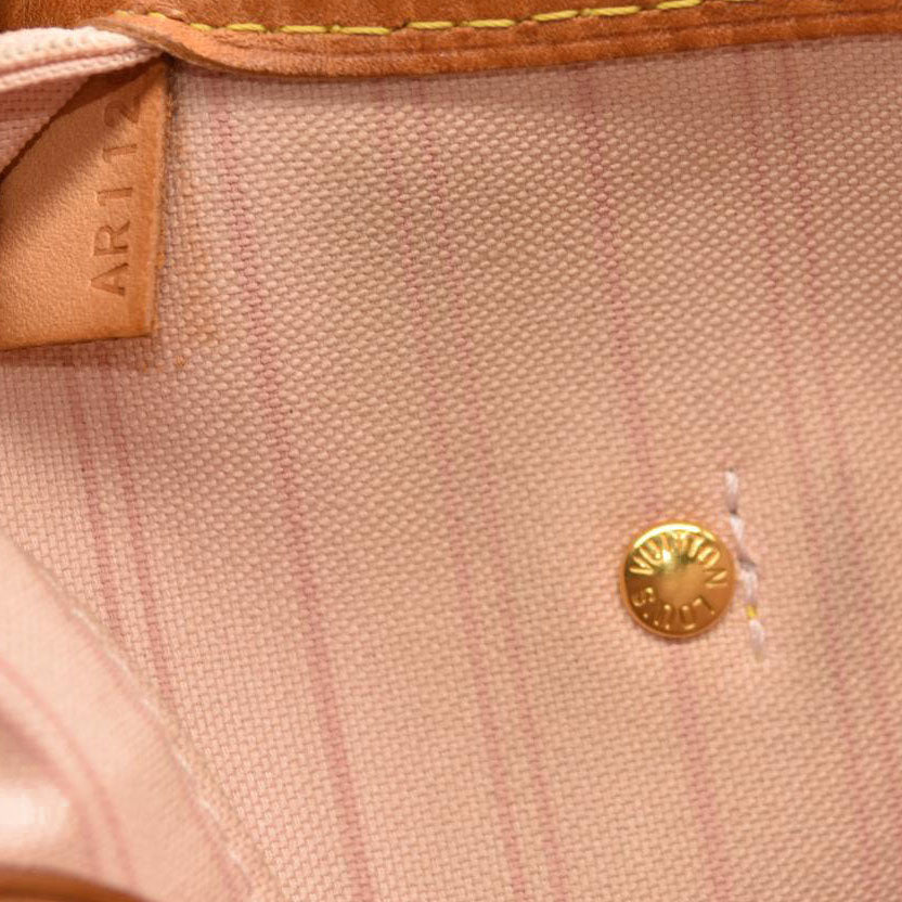 Louis Vuitton  Damier Azur Neo Neverfull MM Rose Ballerine