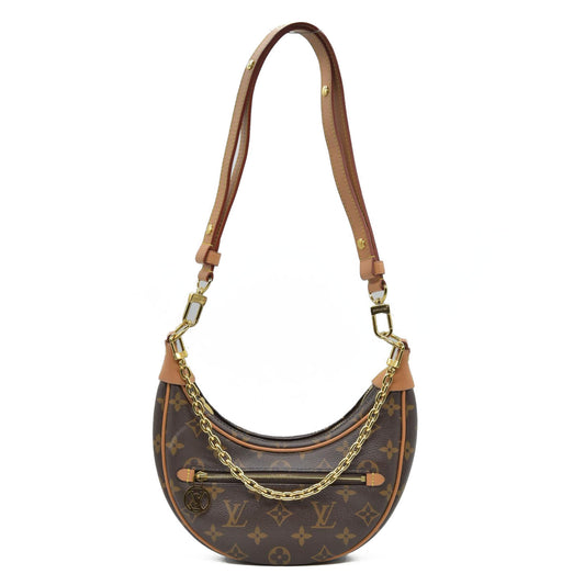 $2540 Louis Vuitton Monogram Loop Crossbody Shoulder Bag Convertible