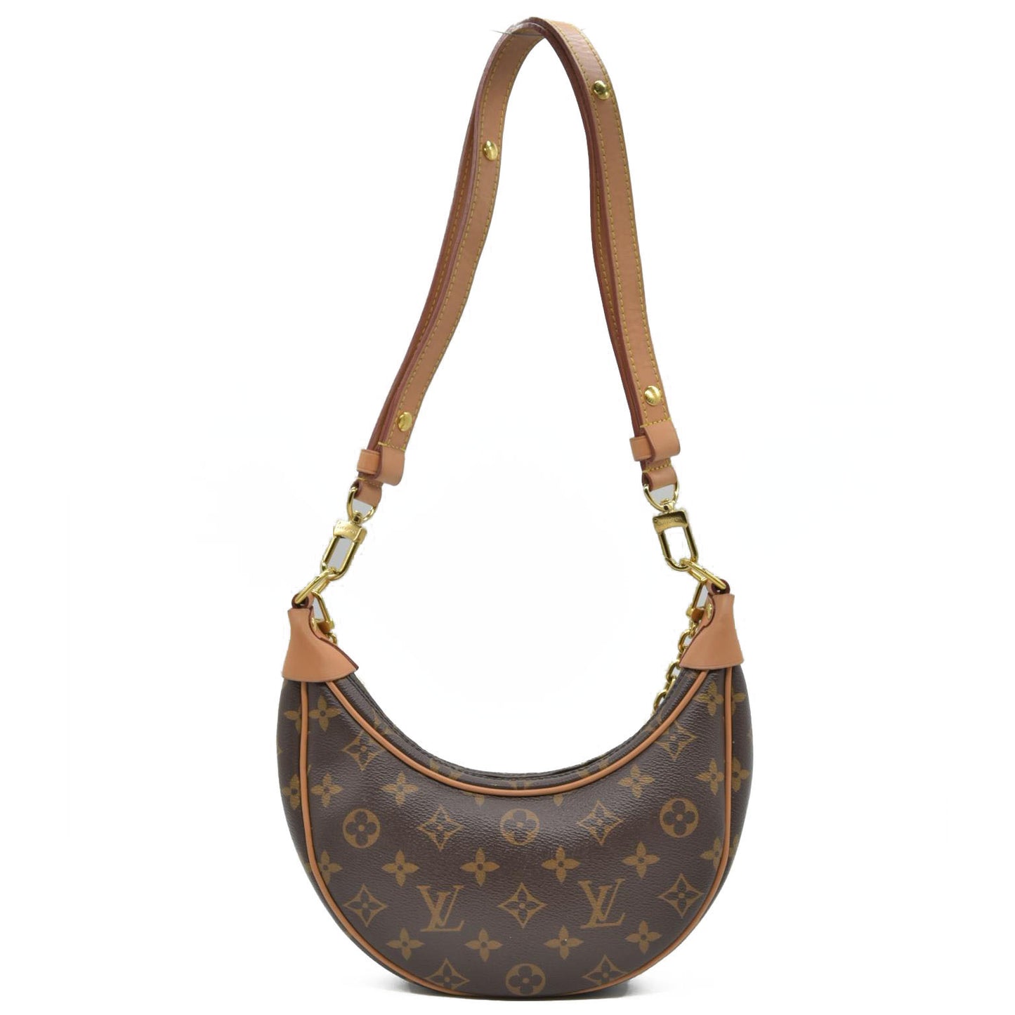$2540 Louis Vuitton Monogram Loop Crossbody Shoulder Bag Convertible