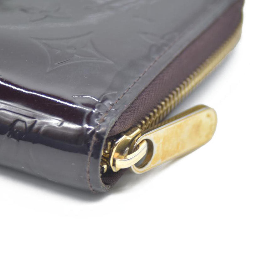 Louis Vuitton Monogram Vernis Zippy Zip Around Organizer Long Wallet CA3098