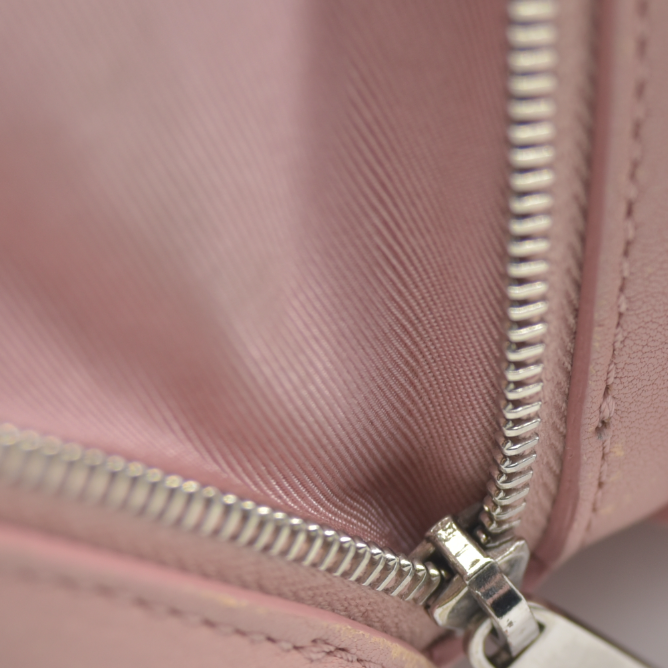 $4200 Chanel Lambskin Quilted Mini CC Box Camera Bag Pink