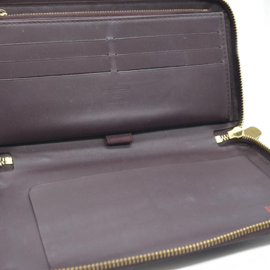 Louis Vuitton Monogram Vernis Zippy Zip Around Organizer Long Wallet CA3098