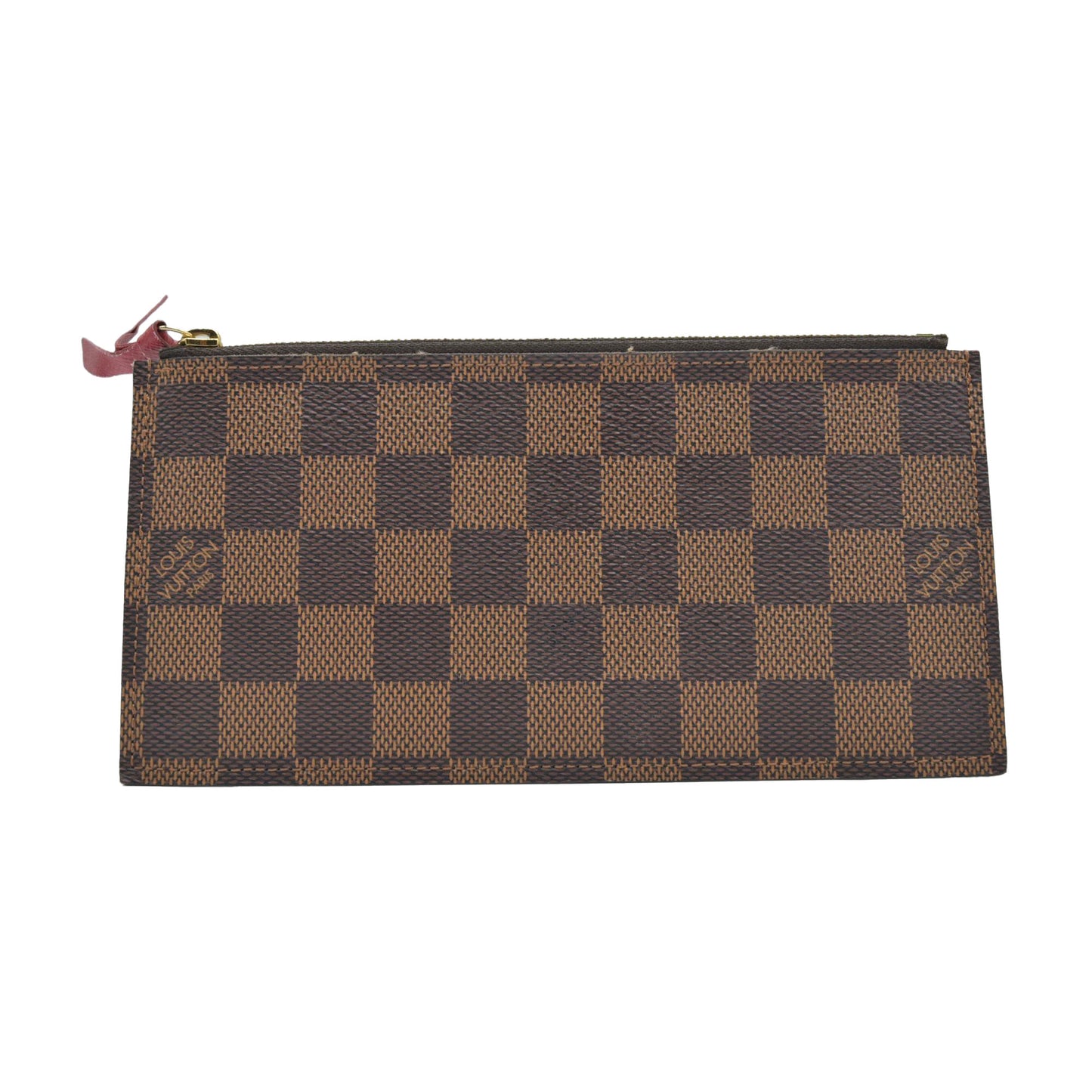 $500 Louis Vuitton Damier Ebene Pochette Félicie Insert Zip Pouch