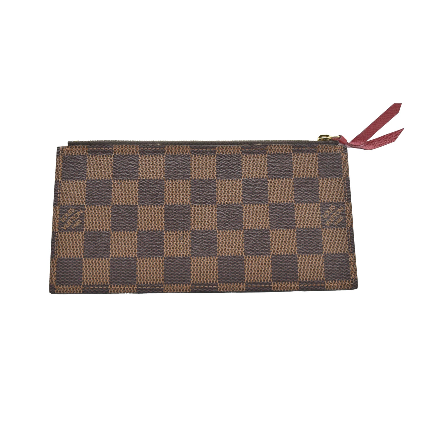 $500 Louis Vuitton Damier Ebene Pochette Félicie Insert Zip Pouch