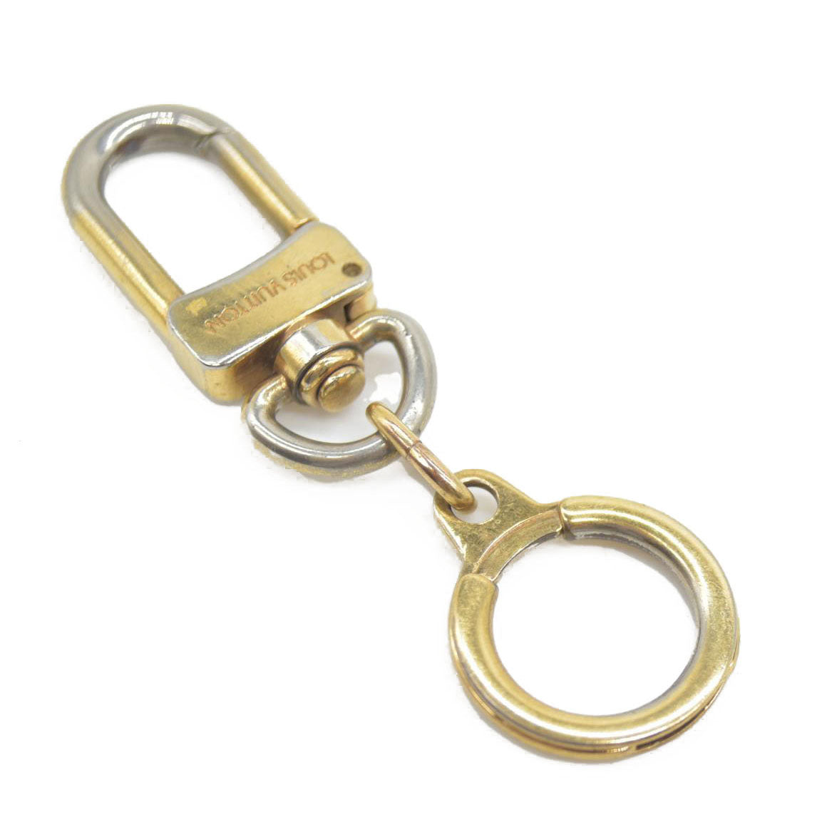 Louis Vuitton Pochette Extender Key Ring Gold FRANCE