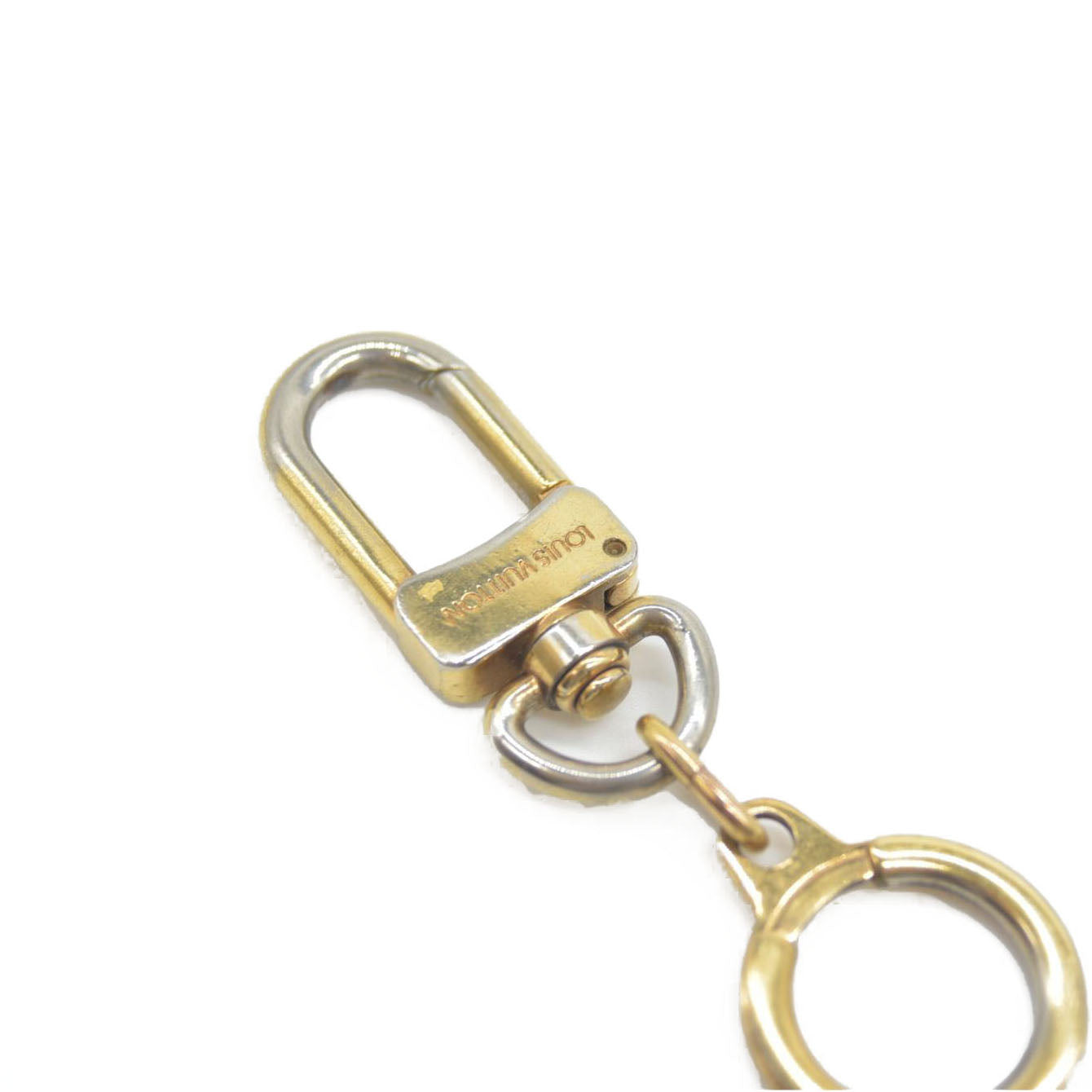 Louis Vuitton Pochette Extender Key Ring Gold FRANCE