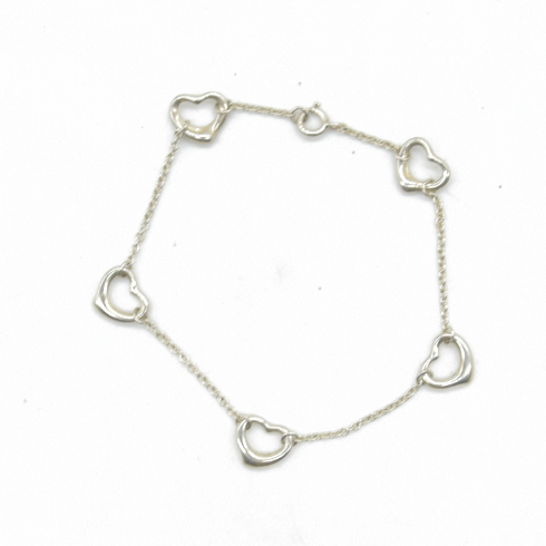 $1000 Tiffany & Co. Elsa Peretti Open Heart Bracelet
