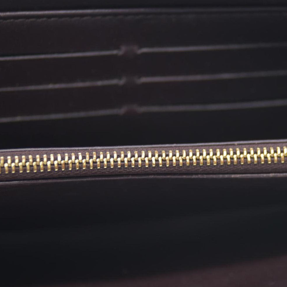 Louis Vuitton Monogram Vernis Zippy Zip Around Organizer Long Wallet CA3098