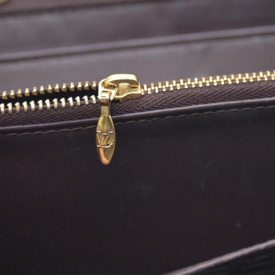 Louis Vuitton Monogram Vernis Zippy Zip Around Organizer Long Wallet CA3098
