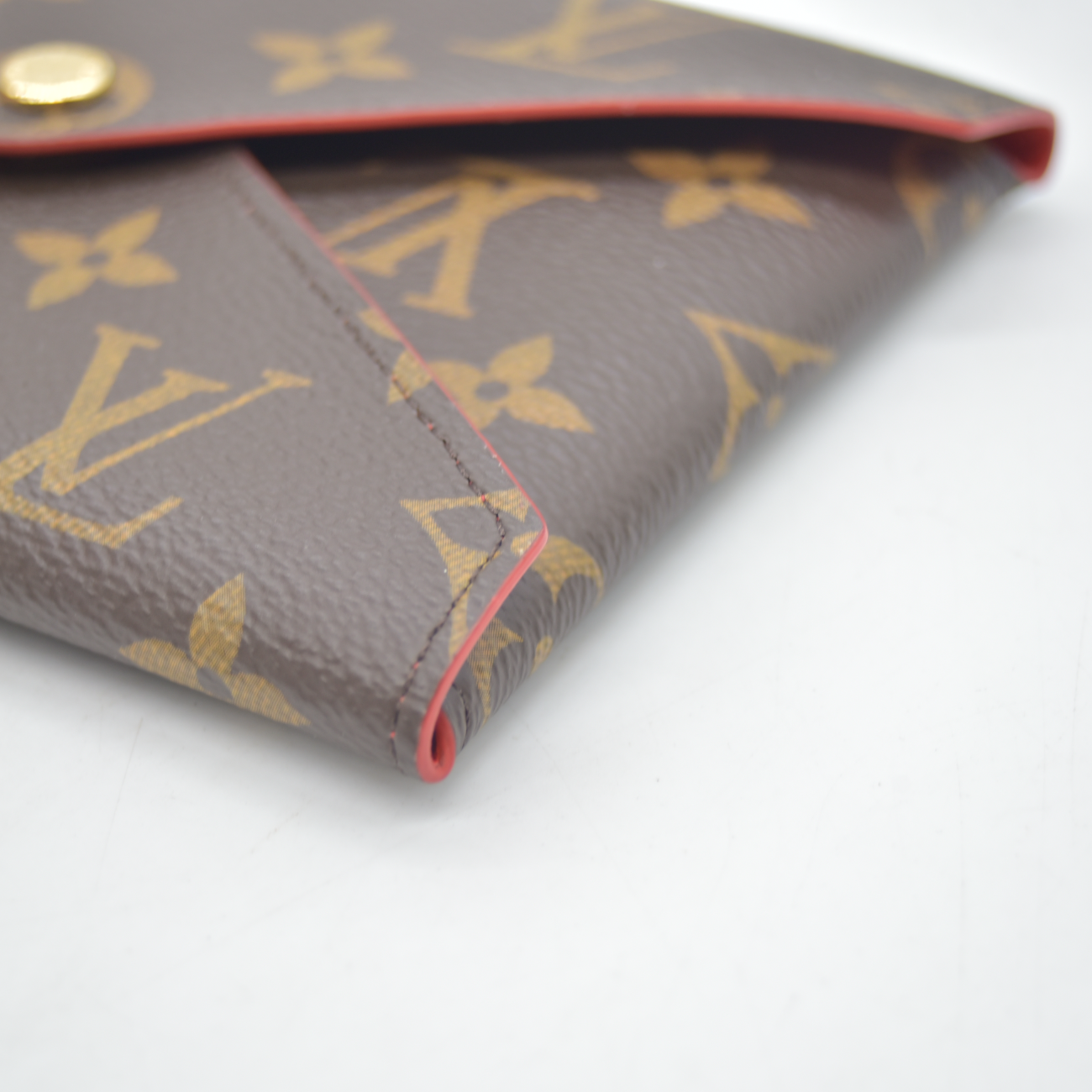$745 2018 Louis Vuitton Monogram Medium Kirigami Pochette Insert Coquelicot SP1128