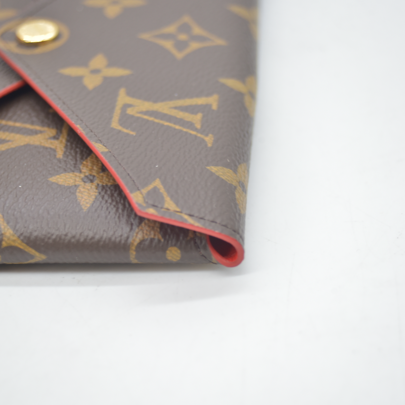 $745 2018 Louis Vuitton Monogram Medium Kirigami Pochette Insert Coquelicot SP1128