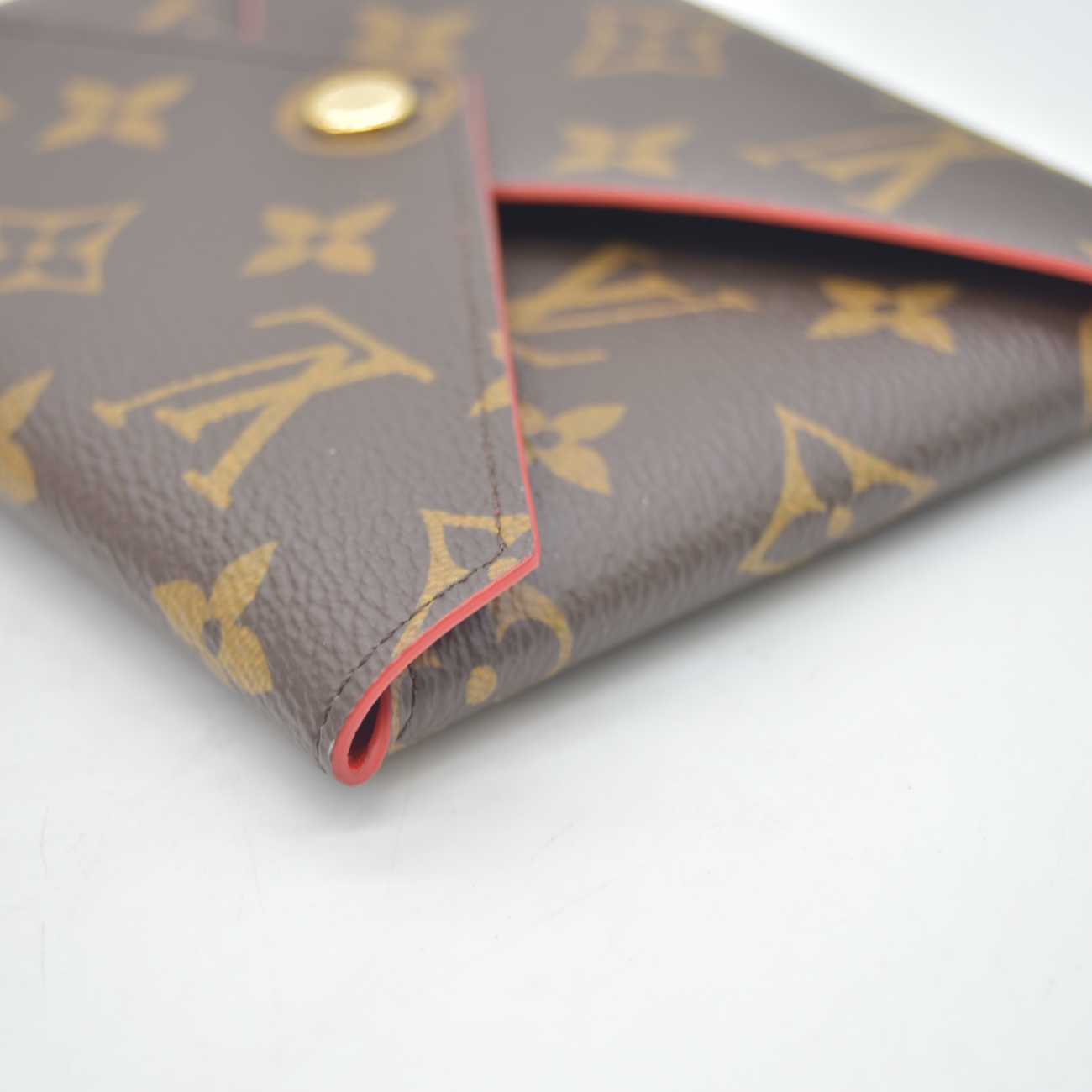 $745 2018 Louis Vuitton Monogram Medium Kirigami Pochette Insert Coquelicot SP1128