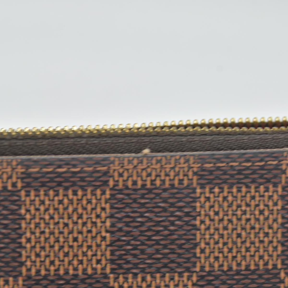 $500 Louis Vuitton Damier Ebene Pochette Félicie Insert Zip Pouch