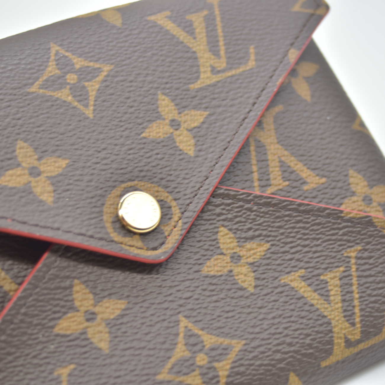 $745 2018 Louis Vuitton Monogram Medium Kirigami Pochette Insert Coquelicot SP1128