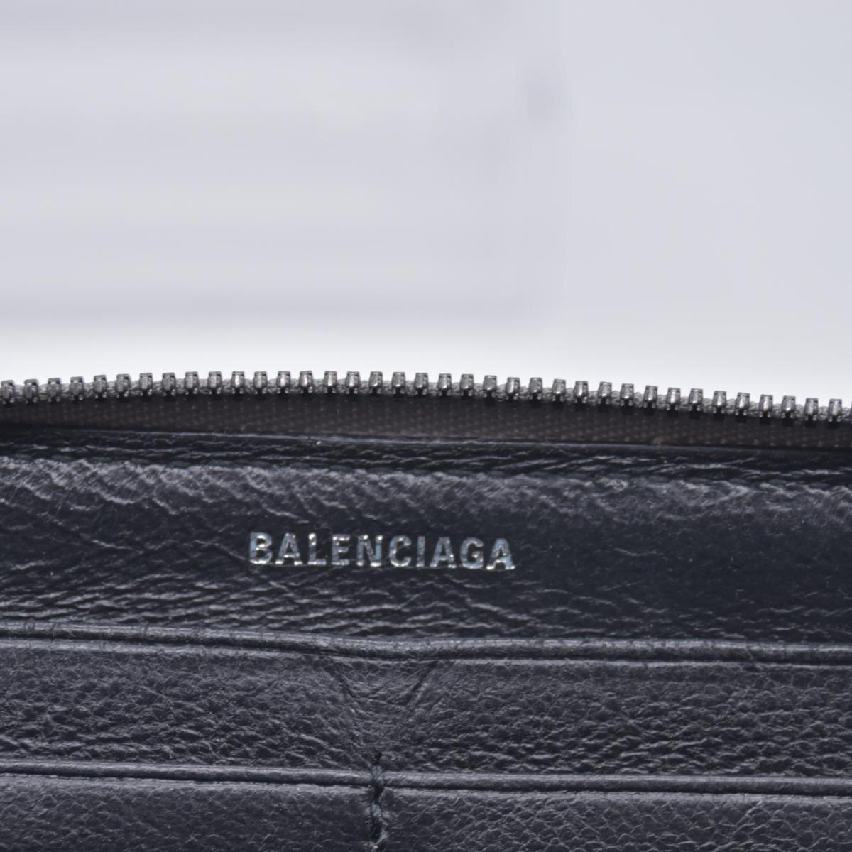 Balenciaga Silver Metallic Wallet  CONSIGNMENT 10021042