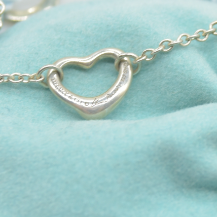 $1000 Tiffany & Co. Elsa Peretti Open Heart Bracelet