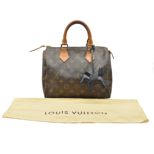 Louis Vuitton Speedy 25 Handbag Monogram Brown