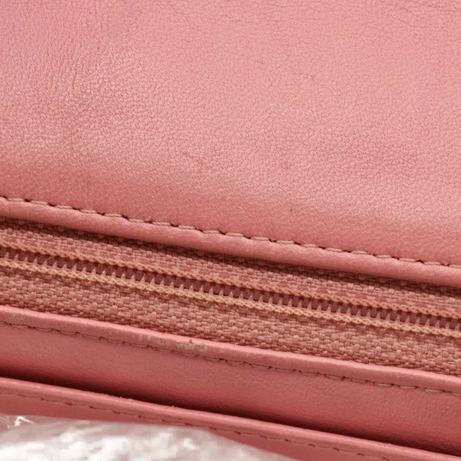 Chanel  Lambskin Quilted Mini Rectangular Flap Pink 18*