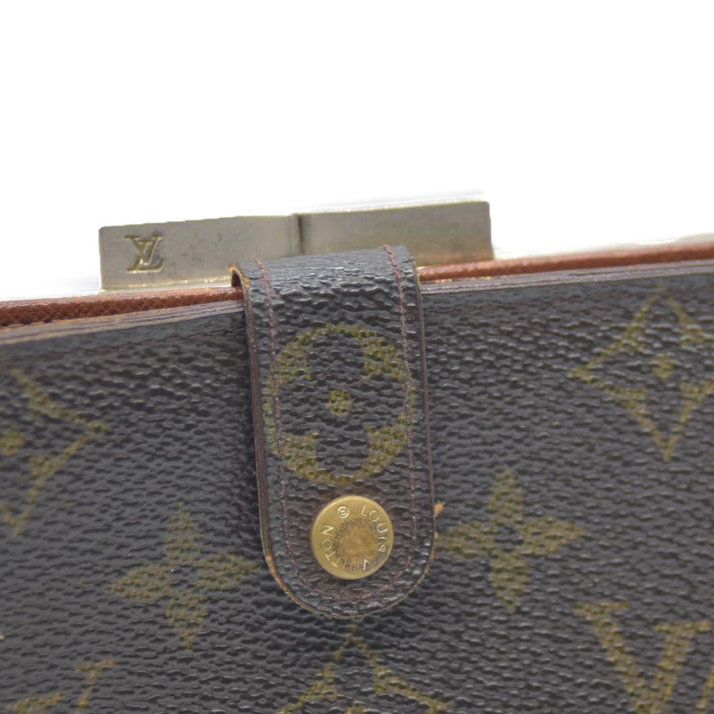 Louis Vuitton Monogram Continental French Purse Wallet SD0040 $720