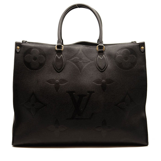 USED Louis Vuitton Empreinte Monogram Giant Onthego GM Black