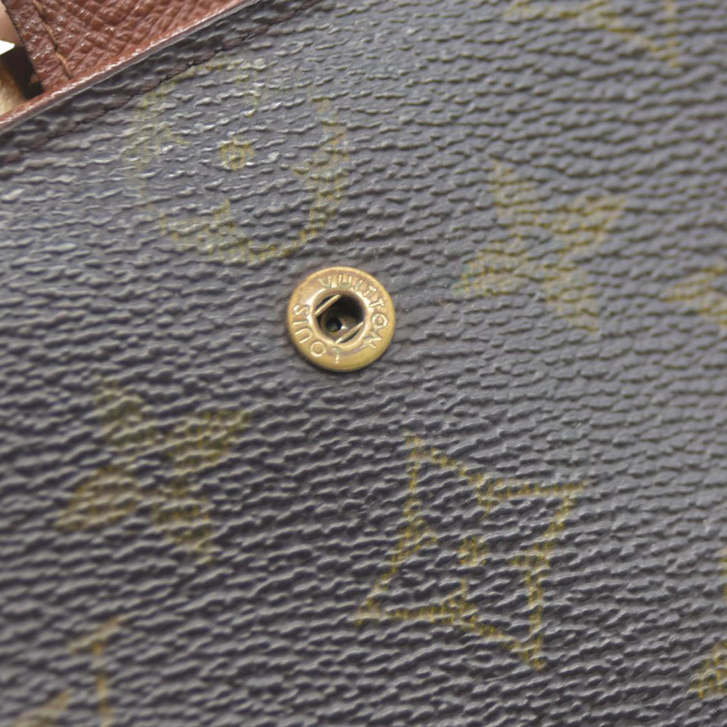 Louis Vuitton Monogram Continental French Purse Wallet SD0040 $720