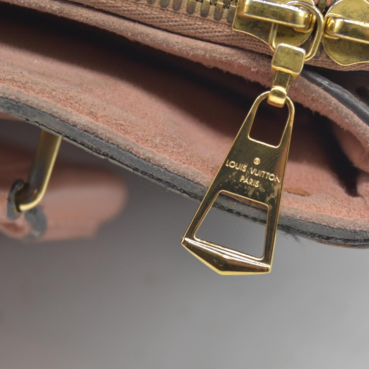 $2560 2019 Louis Vuitton Soufflot BB Monogram Peach Shoulder Bag Cloth CA4129