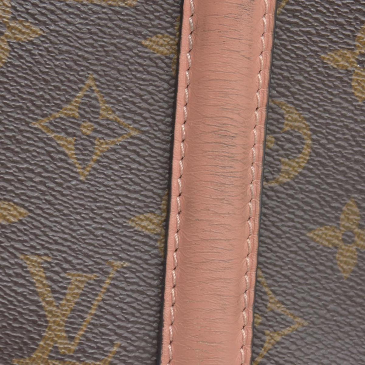 $2560 2019 Louis Vuitton Soufflot BB Monogram Peach Shoulder Bag Cloth CA4129
