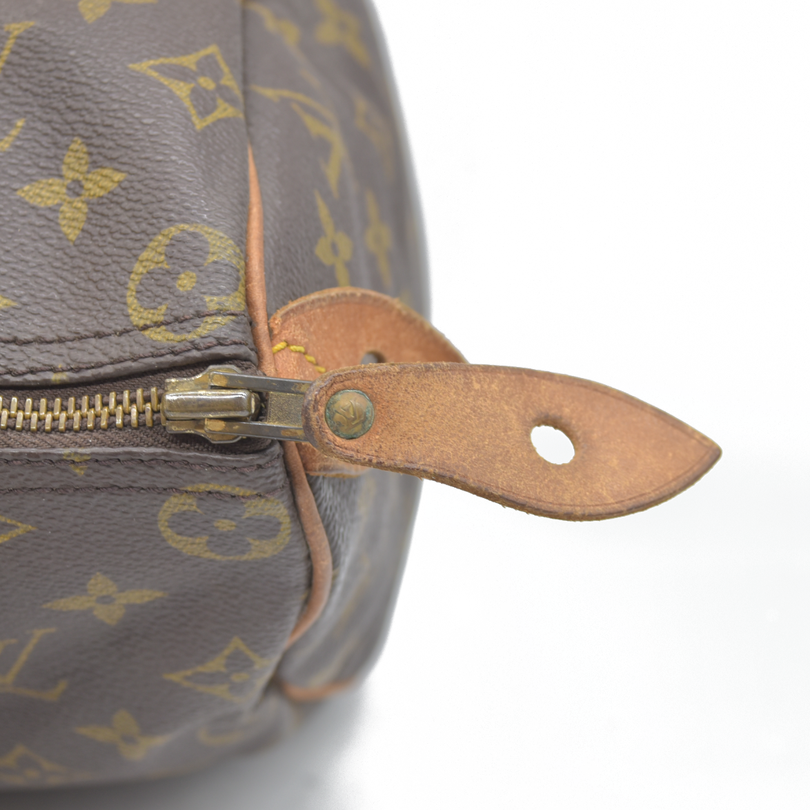 $1600 Louis Vuitton LV Monogram Speedy 25 MI864 1986
