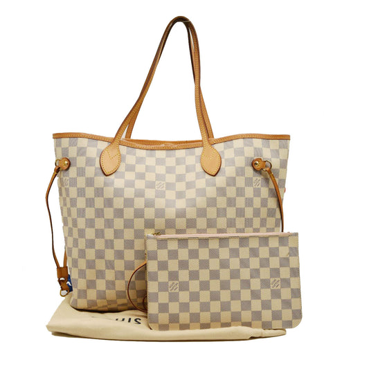 LOUIS VUITTON Damier Azur Neverfull MM FL2138
