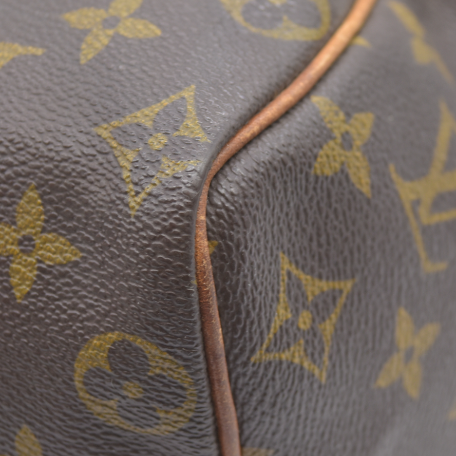 $1600 Louis Vuitton LV Monogram Speedy 25 MI864 1986