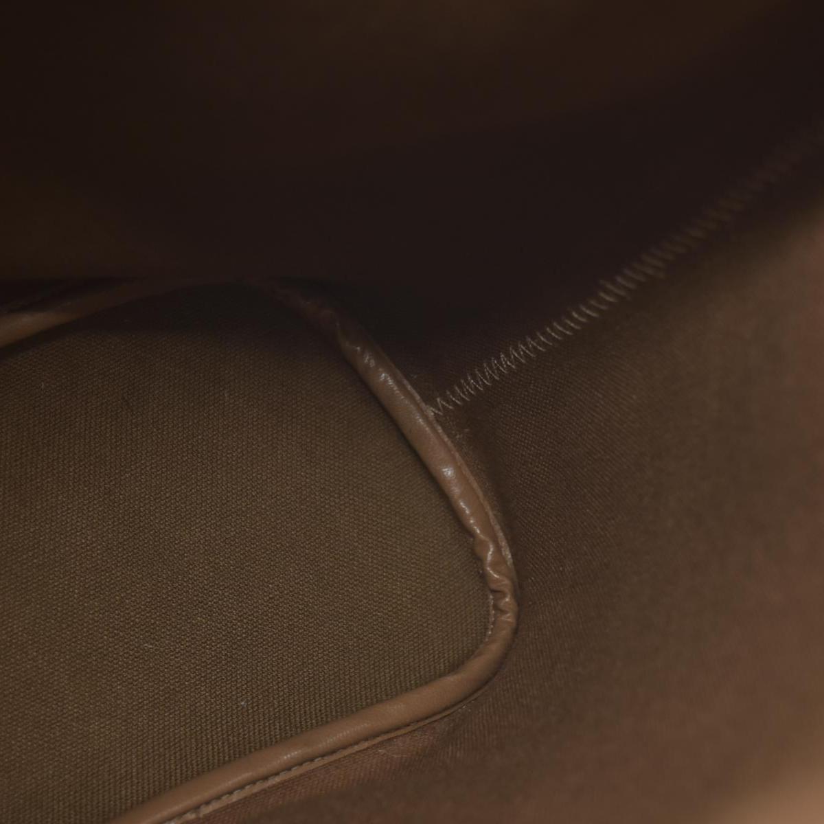 $1150 Christian Dior Vintage Coated Canvas Honeycomb Bucket Bag Tan Brown CONSIGNMENT