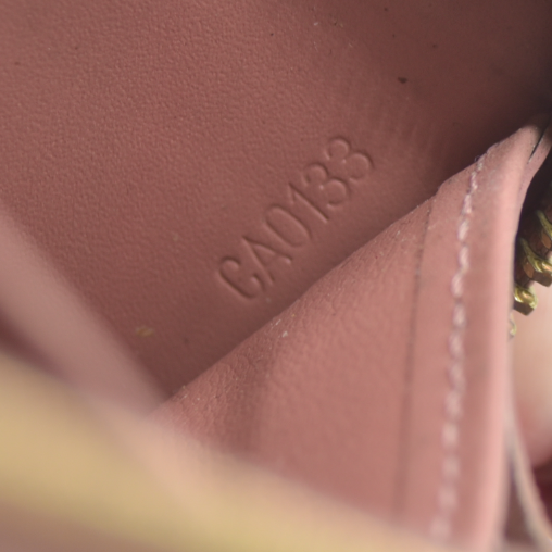 $1120 Louis Vuitton Vernis Ikat Zippy Wallet Rose Velours 2013 CA0133